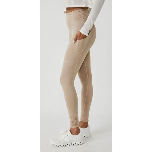 FP Movement OB1628951 Women's Sz XS Clay/Beige Out Of Your League Leggings - Picture 14 of 14